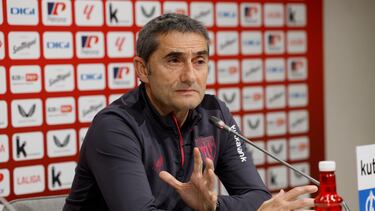 El entrenador del Athletic de Bilbao, Ernesto Valverde.