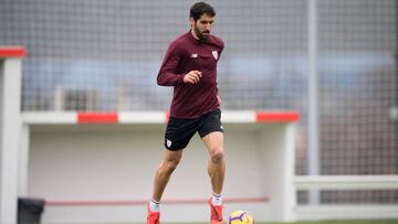 Raúl García, en Lezama.