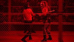 Seth Rollins y Bray Wyatt durante su combate en Hell in a Cell 2019.