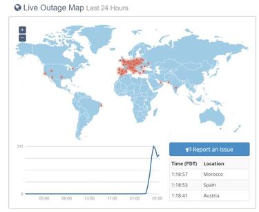 Miles de webs europeas no van por la caída de la red OVH