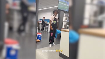 Andrey Mistovoy compartió en sus redes como los colombianos llegaron al entrenamiento con look totalmente opuestos.