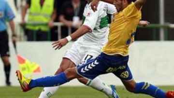 <b>FELIZ EN EL MARTÍNEZ VALERO. </b>Jordi Xumetra quiere seguir en el Elche a toda costa.