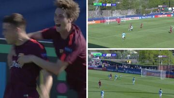 ¡Fue una locura! El 4-5 del Barça al City en 90 segundos