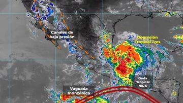 Depresión Tropical Tres 2024: trayectoria, estados afectados y cuándo se formará el Ciclón Tropical Chris