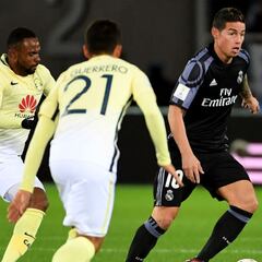 James Rodríguez, invicto ante rivales mexicanos