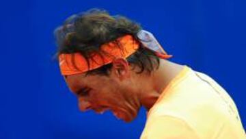 Nadal celebra su victoria.