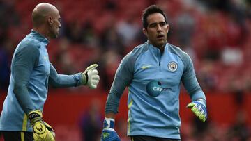 Guardiola: "No tengo primero ni segundo entre Bravo y Caballero"