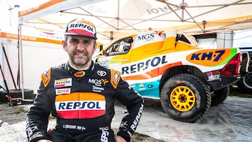 Isidre Esteve, en el Rally Transib¨¦rico.