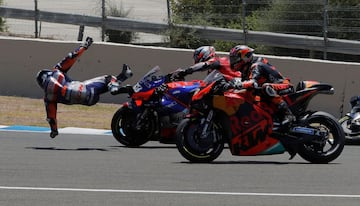 Accidente de Miguel Oliveira.