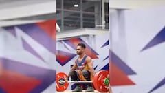 Francisco Mosquera gana oro en arranque en el Panamericano de Pesas