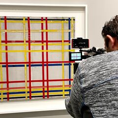 El cuadro de Piet Mondrian que ha estado colgado al revés 75 años