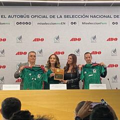 Presenta ADO autobús oficial de la Selección Mexicana para el Mundial de Qatar 2022