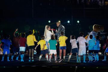 Karol G, Léo Santana y un gran número de artistas le dieron inicio al torneo de selecciones más importante de Sudamérica en el estadio Morumbí. 