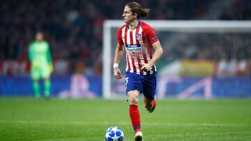 Filipe Luis, durante un partido.