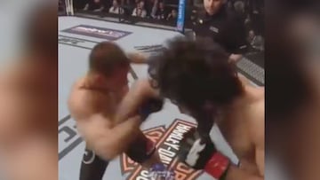 Brutal final en una pelea de UFC: ¡maratón de golpes sin piedad en la cara de su rival!