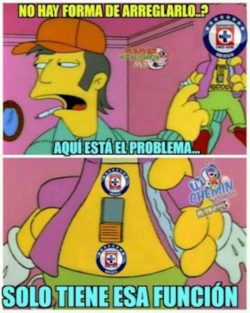 Los Memes acaban con Cruz Azul tras derrota contra América