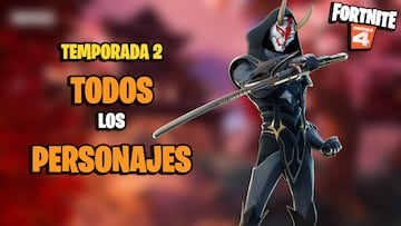 fortnite capitulo 4 temporada 2 mega personajes npcs