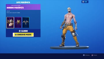 Skin Bandido Psic&oacute;pata