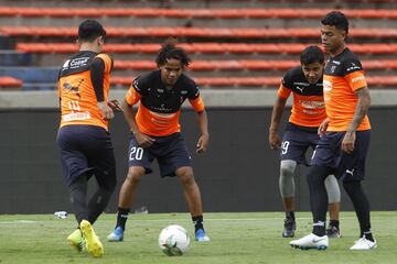 Deportivo Independiente Medellín se prepara en su sede para el compromiso ante Envigado en la undécima jornada de la Liga Águila I - 2019 en Medellín