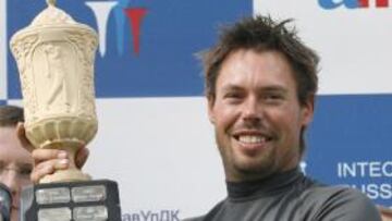 <b>MUY CERCA.</b> El español José Manuel Lara terminó a sólo dos golpes del ganador, Mikael Lundberg.