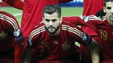 Nacho, en el once que se enfrentó a Ucrania.