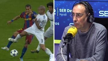 Iturralde da una prueba irrefutable que aclara por fin la eterna guerra Madrid-Barça: ¿fue roja lo de Pepe a Alves?