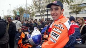 <b>EXPERIENCIA</b>. El piloto ha rodado con prudencia para evitar accidentes.