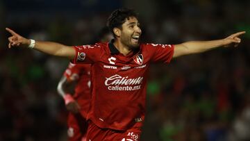Jaziel Martinez celebrates his goal 0-2 of Atlas during the game FC Juarez vs Atlas, corresponding to Round 09 of the Torneo Apertura 2023 of the Liga BBVA MX, at Olimpico Benito Juarez Stadium, on September 22, 2023.
<br><br>
Jaziel Martinez celebra su gol 0-2 de Atlas durante el partido FC Juarez vs Atlas, correspondiente a la Jornada 09 del Torneo Apertura 2023 de la Liga BBVA MX, en el Estadio Olimpico Benito Juarez, el 22 de Septiembre de 2023.