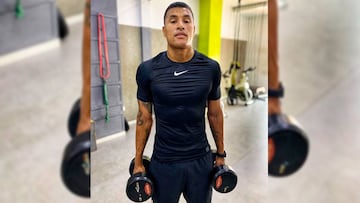 Jeison Murillo comparte su fuerte rutina en el gimnasio