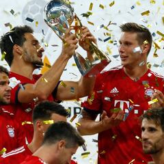Sin James, Bayern Múnich es campeón de la Supercopa