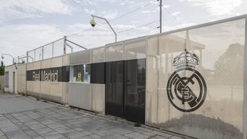 04/05/20 CRISIS CORONAVIRUS TRABAJOS VUELTA AL TRABAJO LIMPIEZA
CIUDAD DEPORTIVA VALDEBEBAS REAL MADRID Guardia