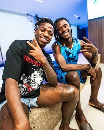 Los jugadores del Real Madrid, Vinicius Júnior, Eduardo Camavinga y  Rodrygo Goes, han disfrutado de unos días de vacaciones en el país sudamericano. El centrocampista francés, uno más entre los brasileños.