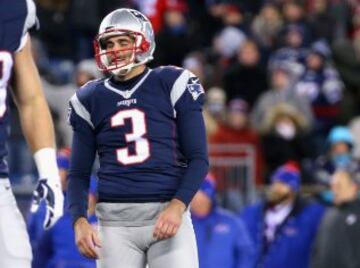 Justo antes del touchdown, irónicamente, el kicker contrario también había fallado un field goal. En esta ocasión, de 54 yardas. Tanto Gostkowski como Carpenter acabaron con 2 goles de campo de 3 intentos.