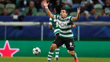 Marcos Acu&ntilde;a, con el Sporting de Portugal. 