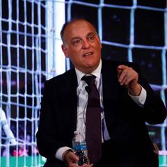 Javier Tebas: "Lainez ha levantado muchas expectativas en España