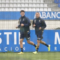 El Depor se entrena sin Bergantiños, Isi Gómez, Raúl Carnero y Trilli