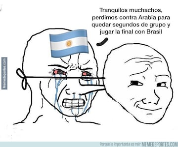 Los memes no tienen piedad con la Argentina de Messi