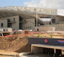 La estación de metro del nuevo estadio del Atlético ya se llama 'Estadio Metropolitano