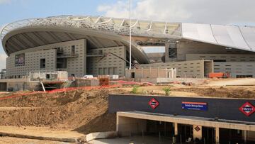 La estación de metro del nuevo estadio del Atlético ya se llama 'Estadio Metropolitano