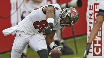 El tight end titular de Tampa Bay sufri&oacute; una lesi&oacute;n en el tend&oacute;n de Aquiles en el triunfo del domingo ante Chargers.