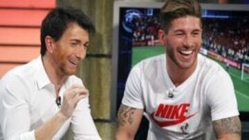 Sergio Ramos con Pablo Motos en 'El Hormiguero 3.0'