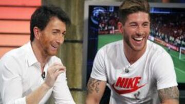 Sergio Ramos con Pablo Motos en &#039;El Hormiguero 3.0&#039;