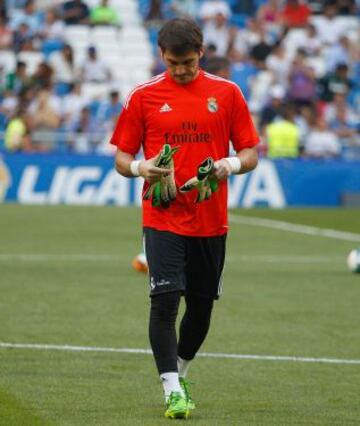 Real Madrid - Betis. Iker Casillas suplente.