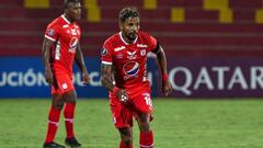 Am&eacute;rica de Cali en un partido de Copa Libertadores