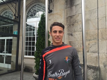 El central empezó su carrera en las categorías inferiores del Real Madrid hasta que en el e julio de 2015 el Real Valladolid obtuvo su cesión durante una temporada. En el equipo pucelano disputó 31 encuentros en Segunda División.