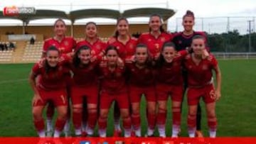 El once titular de la Sub-17 este miércoles ante Grecia.