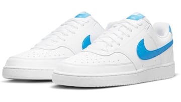 Zapatillas Nike Court Vision Low Next Nature azules y blancas para hombre