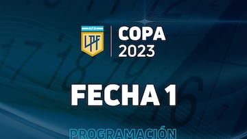 Copa de la Liga Profesional: fecha 1, días y horarios