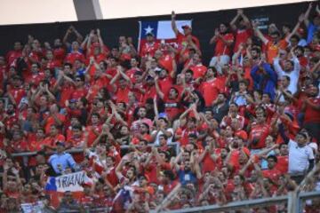 Color y belleza en la previa del duelo Argentina-Chile