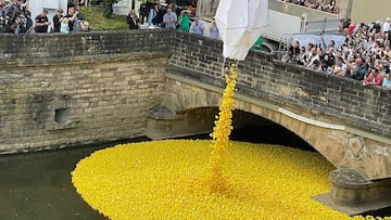 Last April, Luxembourg launched a new edition of the Duck Race, in which 20,000 rubber ducks were released into the river.